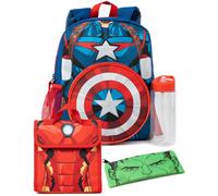 Set di zaini Marvel Blu 4 pezzi Ragazzi