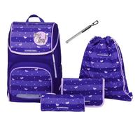 Schneiders Ergojet Set di borse per la scuola 6 pezzi viola