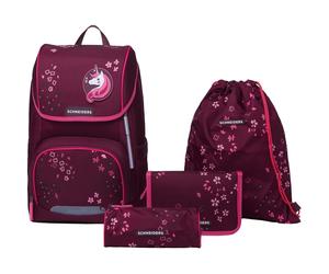 Set di zaini scolastici Schneiders Ergojet con fantasia floreale - 6 pezzi