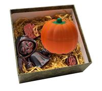 Set Di Zucche Horror Stampate In 3D - Accessorio Per Cosplay, Decorazione Festiva Per Collezione, Decorazioni Per Zucca Di Halloween,Foto, Casa, Interni, Esterno, Finestra E Vacanze