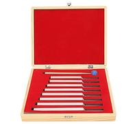 Set diapason neurologico in lega di alluminio da 8 pezzi - Uso clinico e di laboratorio - Finitura argento - Gamma di frequenza da 256 Hz a 512 Hz - Kit di strumenti a percussione