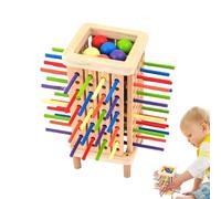 Set Dice - Gioco di consulenza sociale in legno palos - Giochi in legno fine motor Skills Conto Mathematics Educational Toys for Children and Niñ