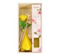 Set Diffusore Ceramico Decorativo per Ufficio e Bagno Giallo | Base Stabile, Set da 1 Pezzo, Articolo per Arredamento Casa, Utile come Soggetto Fotografico
