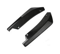 Set Diffusori Paraurti Posteriore Auto ABS Viti Incluse Migliora L'aspetto Sportivo Adatta A Tutti I Modelli Accessori Spoiler(Black)