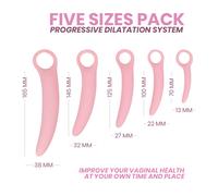Set Dilatatori Vaginali Intimichic - Silicone Medico, 5 Pz