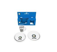 Set dinner nero blu 3 pz piatto piano + fondo +tazza
