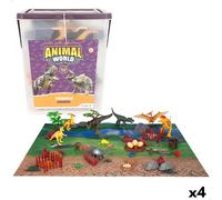 Set Dinosauri Colorbaby 20 x 12 x 7 cm 52 Pezzi 4 Unità