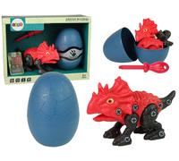 Set dinosauro triceratopo con uovo fai-da-te cacciavite