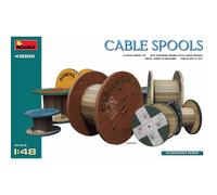 Set Diorama Miniart Bobine Di Cavo 1/48 (49008): 8 Bobine Di Cavi Dettagliate Av
