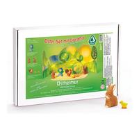 Set Diorama Ostheimer Di Pasqua 7 Pezzi - Figure In Legno Fatte A Mano Da 3 Anni