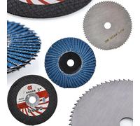 Set Dischi 3Pz - 76mm Diamantato | Lamellare | per Gres e Legno