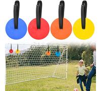 Set dischi bersaglio calcio con cinghie regolabili per marcatura e trapani