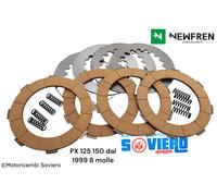 Set dischi Frizione NewFren 4+4 8 molle Vespa PX 125 150 dal 1998 Millenium