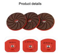 Set Dischi Macinali Grado Professionale 3PCS Perfetto per Miglioramento Casa