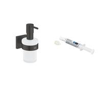Set dispenser di sapone liquido Grohe Start Cube 410982430, colla Grohe QuickGlue 41127000