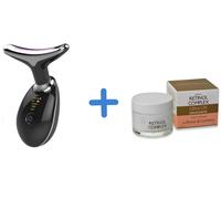 Set Dispositivo massaggiatore di bellezza antietà per collo viso ricaricabile +