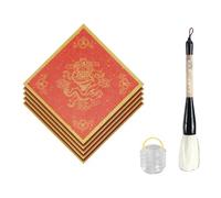 Set Disprezzo Antitetico Cinese Con Acqua Per La Scrittura Tessuti A Pennellata Lavarsi La Scrittura Antitetica Che Scrive L'apprendimento Della Calligrafia