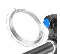 Set Distanziali Per Testa Dello Sterzo - 10 Pezzi, Altezze 2/3/5/10/15 Mm, Alluminio 6061, Anodizzato Nero, Bordi Angolati Per Tirante Del Cavo, Anticorrosione, Standard Da 1 1/8 Pollici | Per Mountai