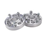Set Distanziatori Adattatore Distanziale Ruota PCD 5x120 CB 72.6 Per BMW Per E60 E90 Per Mini Lega Di Alluminio Forgiato 2 Pezzi Guarnizione mozzo auto(Argento,Spacer 30mm)