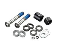 Set Distanziatori Perno con Supporto Pinza in Titanio T25 - Anteriore 180mm/Posteriore 160mm