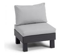 Set Divanetto Poltrona da Giardino Elements + Cuscino Grey 65 x 74 x 73 cm