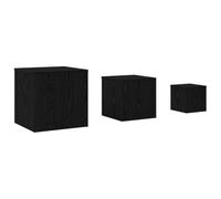 Set Divani da Giardino 10pz, divanetto da giardino balcone arredo tavolino da giardino piccolo poltrone da giardino esterno Adatto per Terrazzo Giardino Esterno Balcone con Cuscini in Polyrattan Nero