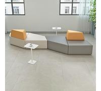Set divano e tavolino modulare, design creativo minimalista moderno per ufficio reception e istituzioni educative