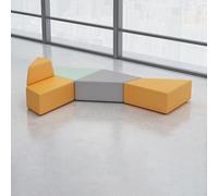 Set divano e tavolino modulare, design creativo minimalista moderno per ufficio reception e istituzioni educative
