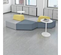 Set divano e tavolino modulare, design creativo minimalista moderno per ufficio reception e istituzioni educative