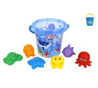 Set divertente per acqua e sabbia con animali marini