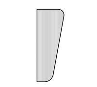 Set divisorio per orinatoio, in vetro temperato, 3 pezzi, divisorio per bagno maschile in hotel, bar, strutture pubbliche