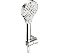 HANSA HANSAVIVA Garniture de douche à main, douchette à 3 jets, flexible de douche 1250mm, chromé, 44170120, 44170120