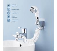 SET DOCCETTA IN ABS PER LAVABO DA BAGNO MODELLO FAST AMBRA