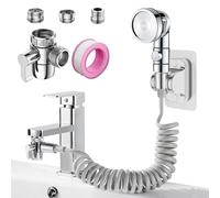 Set Doccetta per Lavandino con Tubo Doccia Estensibile 2M Set Soffione Doccia