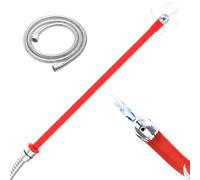 Set doccia 5 fori spruzzatore tubo per clistere confortevole connettore ugello per clistere in silicone con punta in metallo per donna uomo tubo da 50 cm + 150 cm