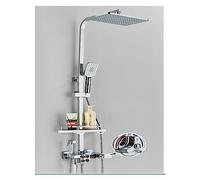 Set doccia a pioggia con display digitale a LED ， Rubinetto termostatico Acqua calda e fredda di lusso Docce for bagno(C A)
