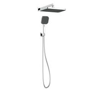 Set doccia aQuasanit Kronos con soffione e doccetta 3 getti cromo