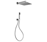 Set doccia completto di soffione 25x25 cm e doccetta Paini Shower Line 53CR441QQ