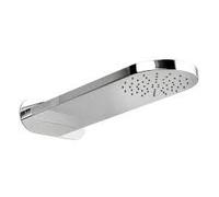 SET DOCCIA CON SOFFIONE SIDNEY 2 GETTI PIOGGIA E CASCATA + DOCCIA ZEN 490 x 200 x 24 mm