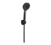 Set doccia con supporto fisso Idrostile anticalcare nero Nero