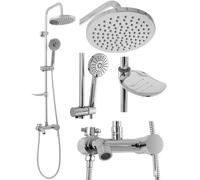 Set Doccia Da Incasso Luis Chrome