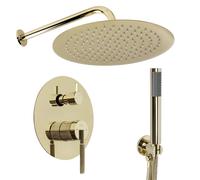 Set Doccia Da Incasso Rea Argon Gold + Box