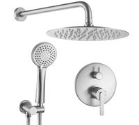 Set Doccia Da Incasso Rea Ontario Brush Nickel + Box