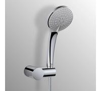 Set doccia duplex in ABS cromato con doccetta tonda multifunzione