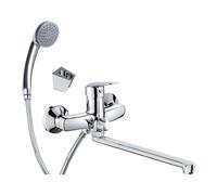 Set doccia e miscelatore lavabo Nueva Paz bocca allungata cromo Cromo
