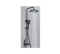 Set doccia for vasca da bagno con display digitale, set for for piano bianco, rubinetto for a pioggia testa in ottone di qualità(Cold and hot C)