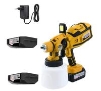 Set Doccia Per Vernice Per Auto Batterie Dispositivo 220 V Strumento Per Spruzzare Vernice Per Carrozzerie Doccia Per Vernice a Doppia Batteria Per Progetti Fai Da Te