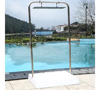 Set Doccia Sauna per Piscina, Compreso Pediluvio, Altezza 210 Cm