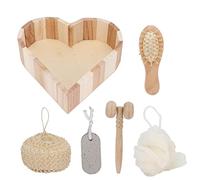 Set doccia spugna da bagno ZenithAur, kit esfoliante per la pulizia del bagno con impugnatura comoda per l'uso quotidiano