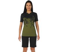Set donna (2 articoli) Trail Flow Zip nero/verde